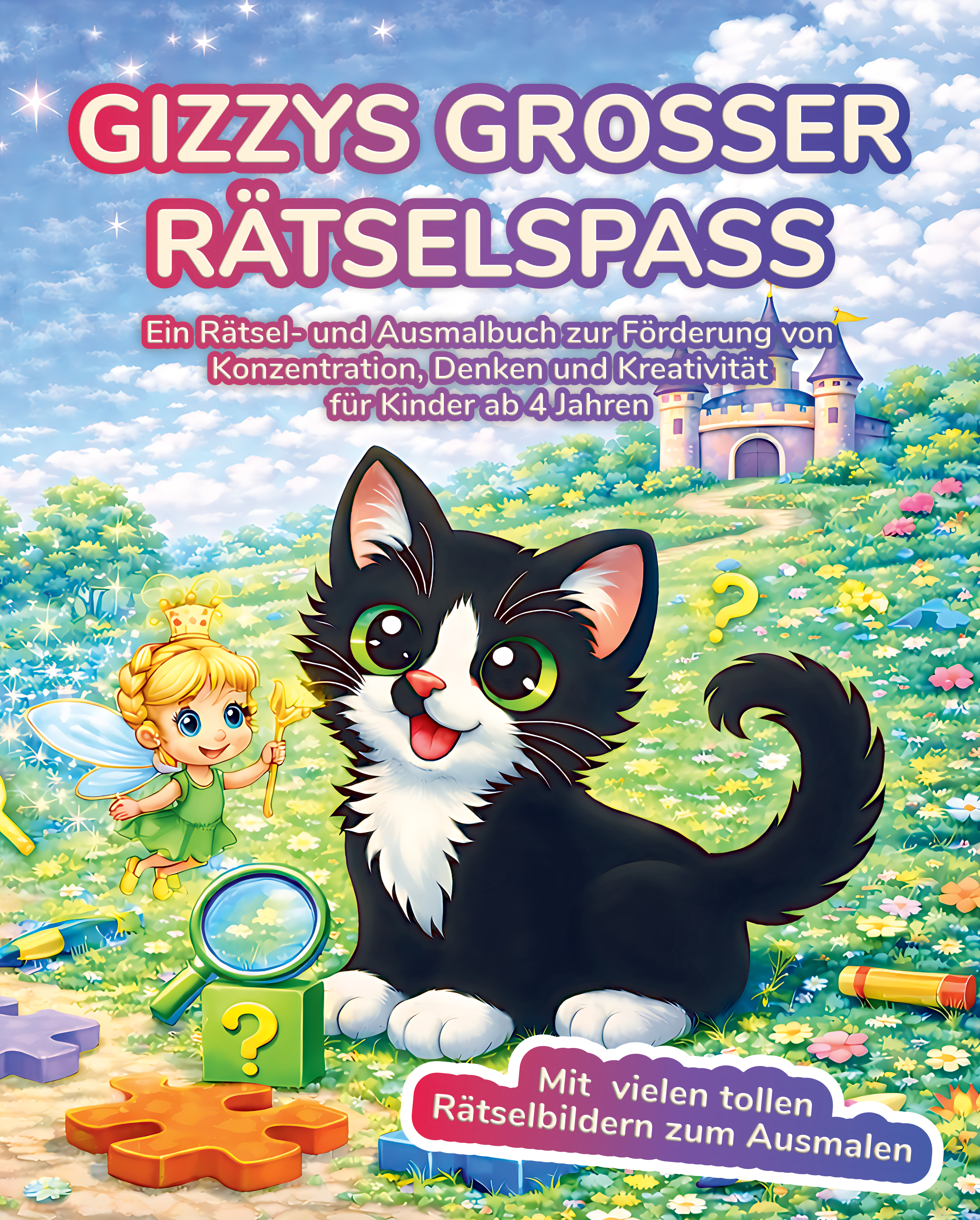 Gizzys großer Rätselspaß - Buchcover